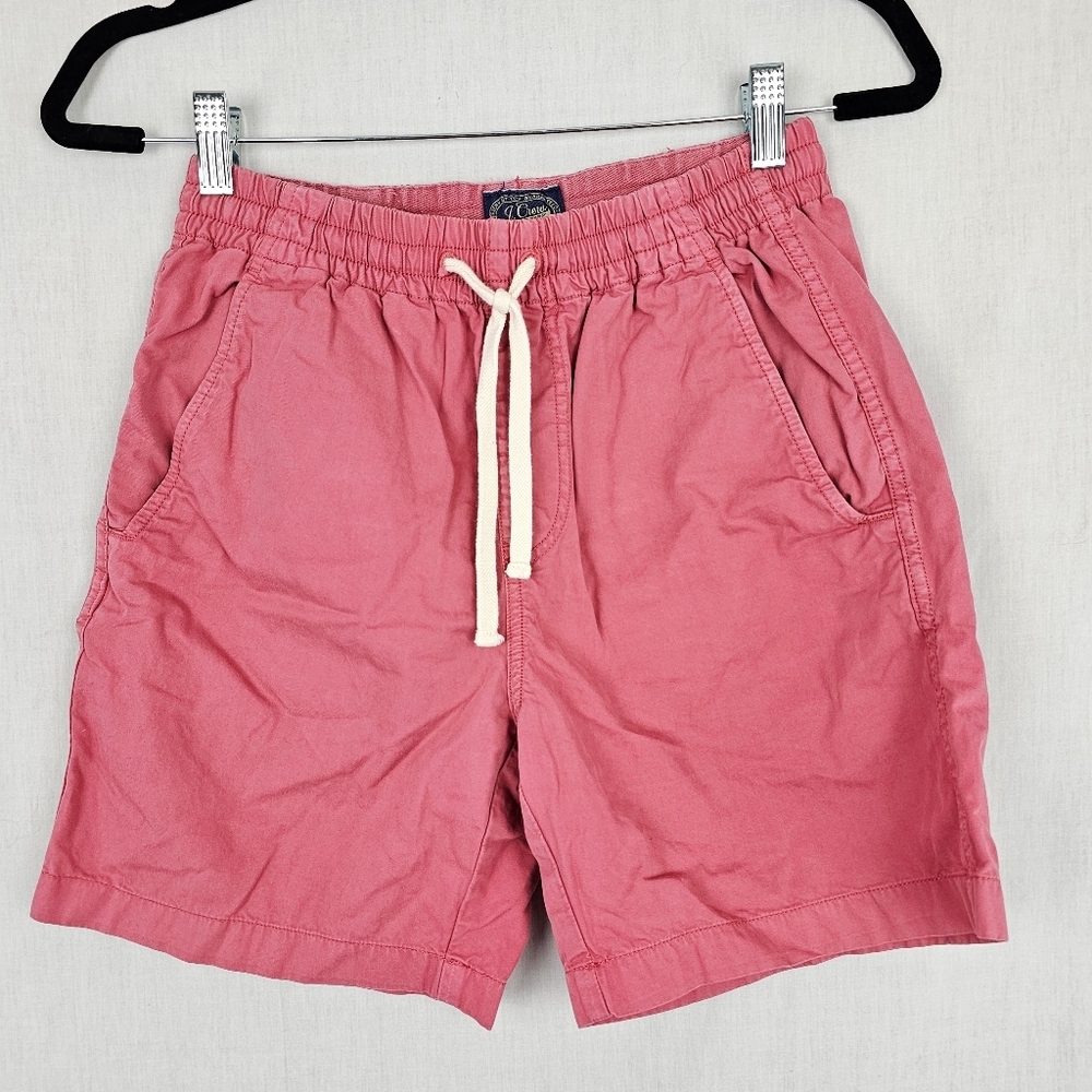 J Crew Men's‎ Shorts Elastic Drawstring Waist Pink Size XS
